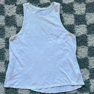 Old Navy White High Neck Tank - size M